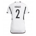 Günstige Deutschland Antonio Rudiger #2 Heim Fussballtrikot Damen WM 2022 Kurzarm